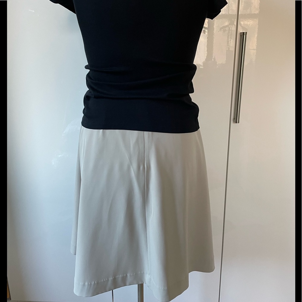 Calvin Klein A-Line Skirt Color-Light Gray Size- Large NWOT